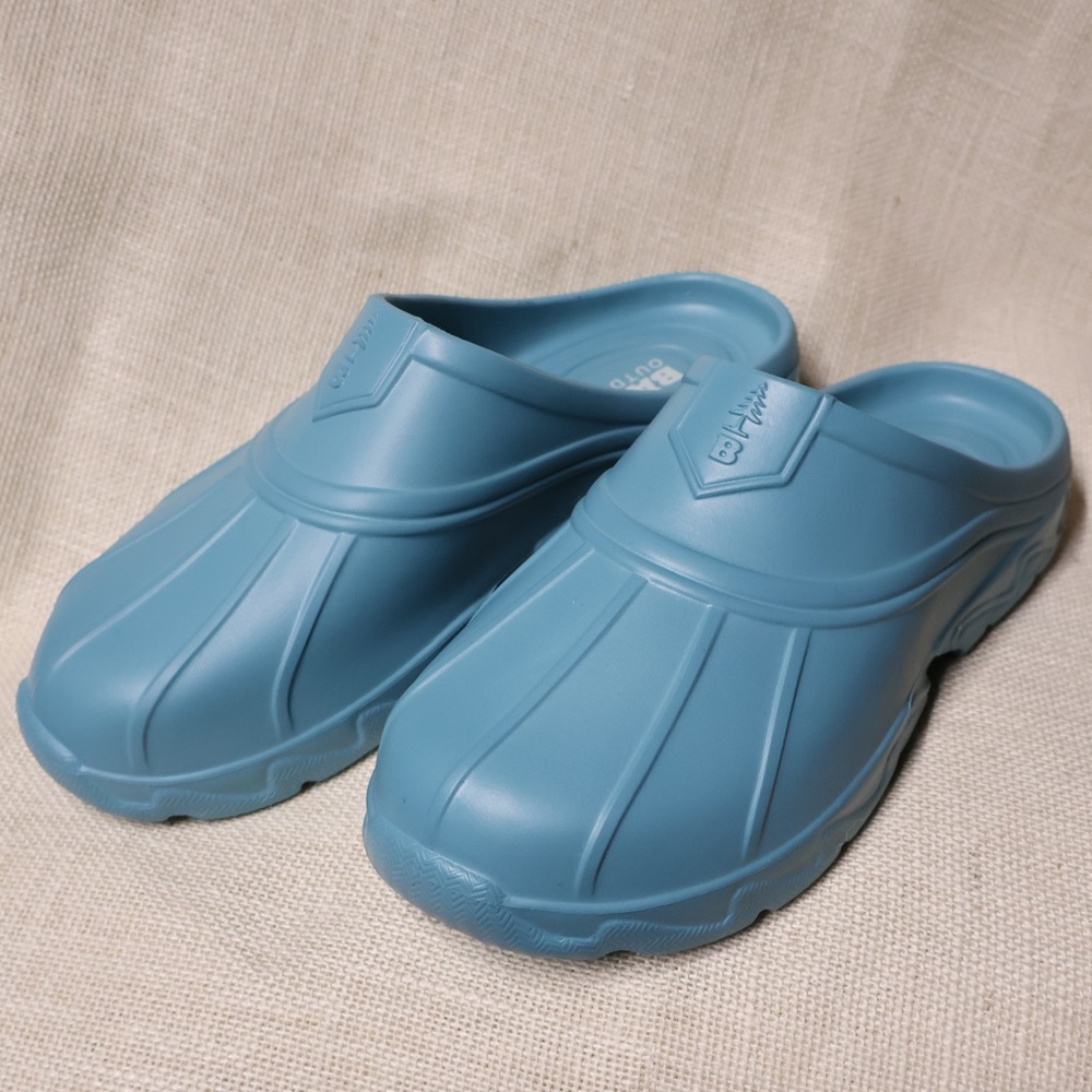 BASS OUTDOOR Women's Light Blue Field Slide Water Shoe